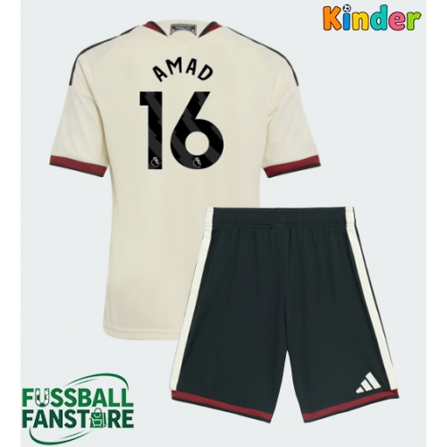 Manchester United Amad Diallo #16 Replik 3rd trikot Kinder 2026-27 Kurzarm (+ Kurze Hosen)